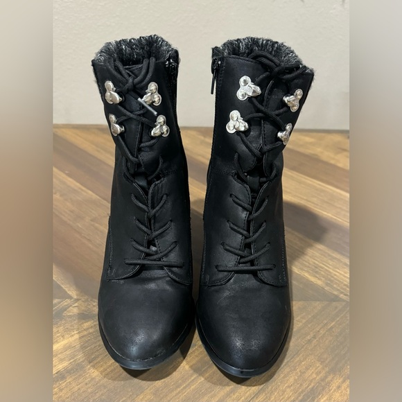 Xoxo Women's Magalin Sweater Trim Hiker Booties Women's Shoes Size 7.5M - Picture 3 of 10